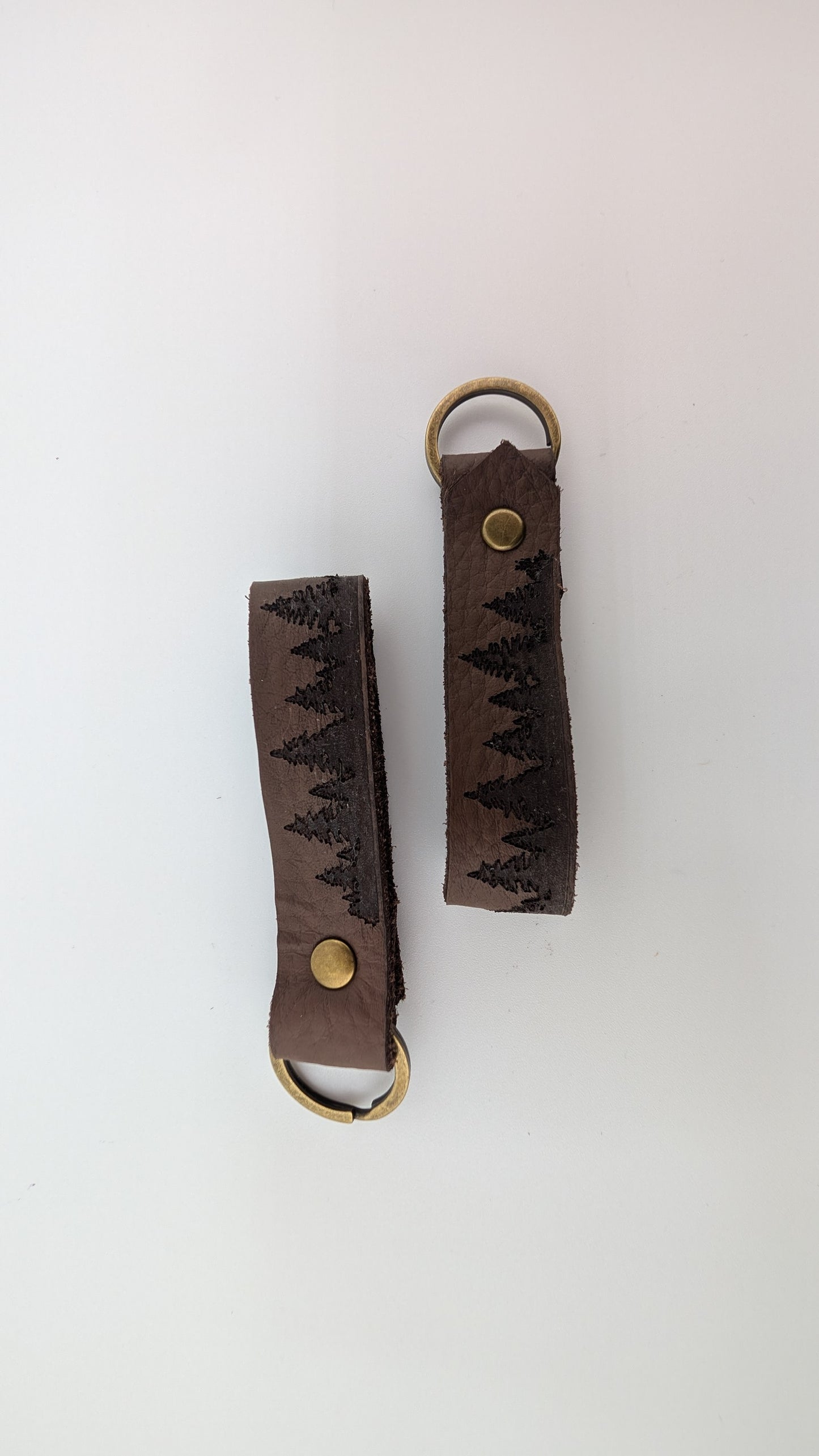 Mountain Leather Loop Keychain