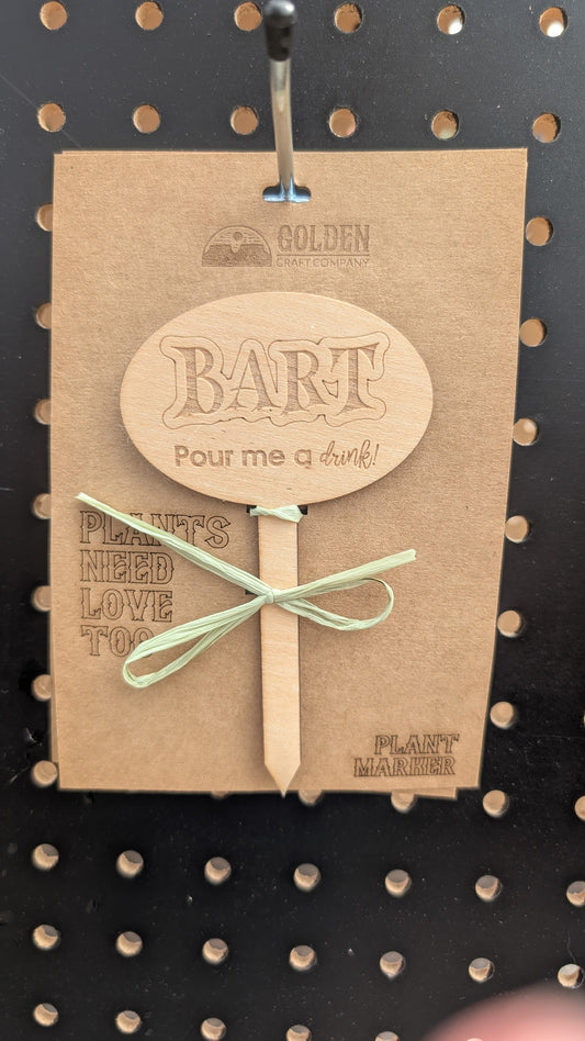 Dirt Talkers Plant Stakes