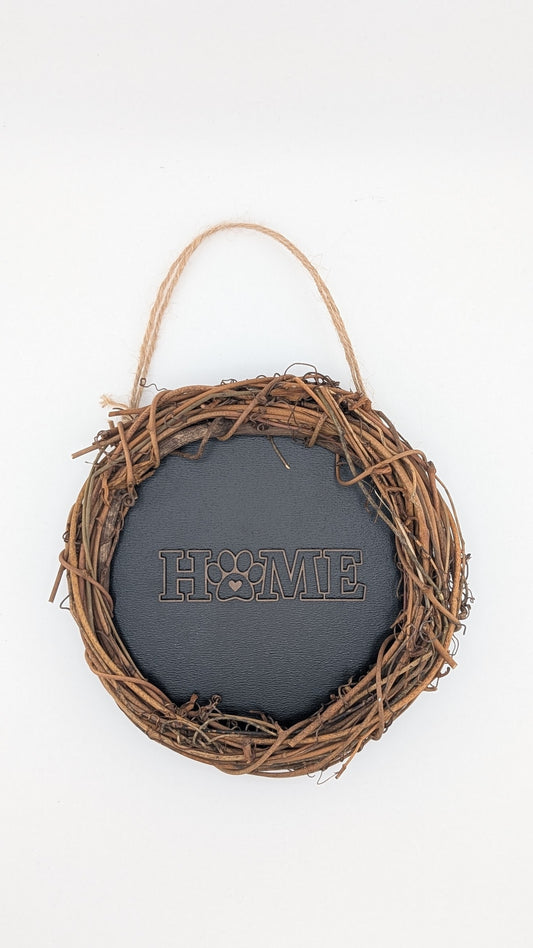 Home Is Where the Paw Is Wreath