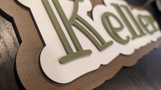 Summit Ridge Custom Name Sign