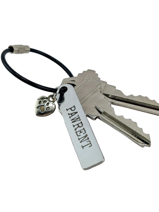 Colorado Pup Designs — Paw Print Keyring