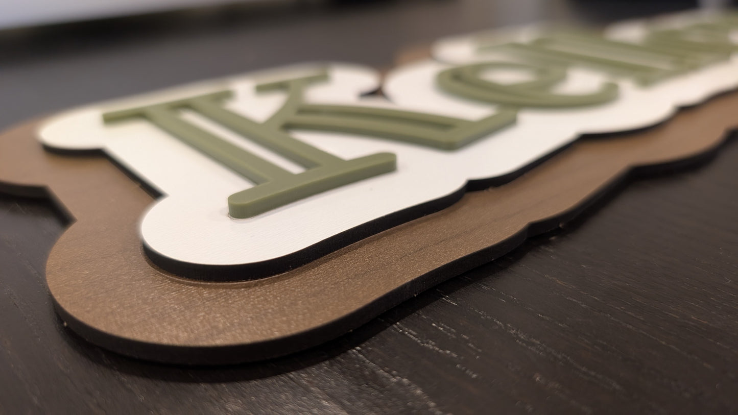 Summit Ridge Custom Name Sign