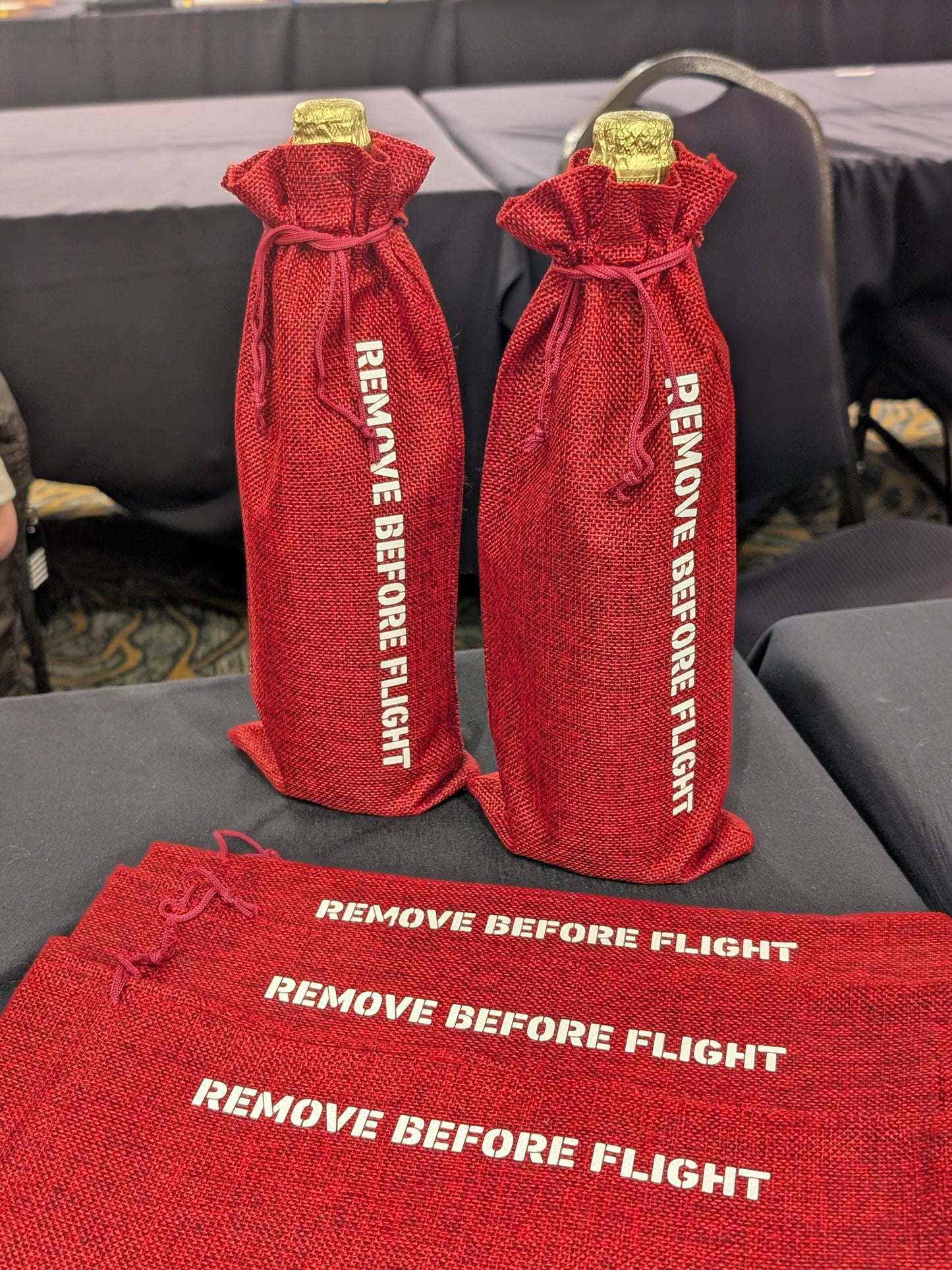 Remove Before Flight Wine Bag