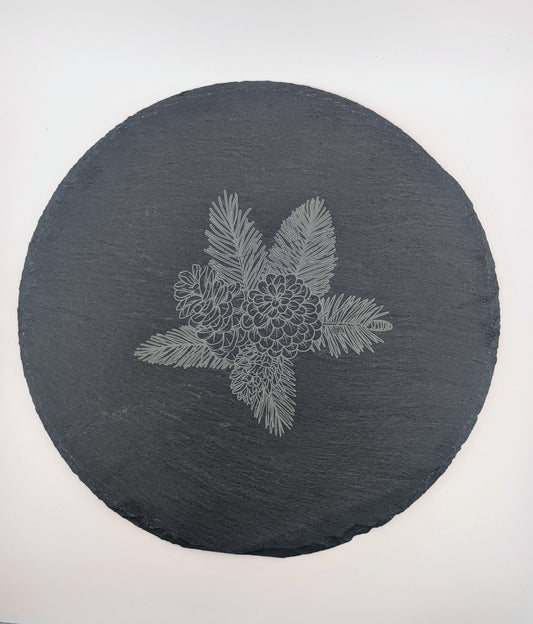 Pine Designs — Round Slate Serving Board