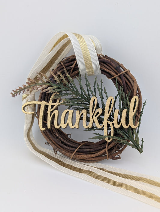 Mountain Designs - Thankful Mini Wreath