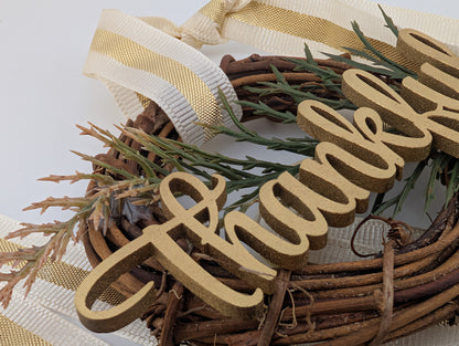 Mountain Designs - Thankful Mini Wreath