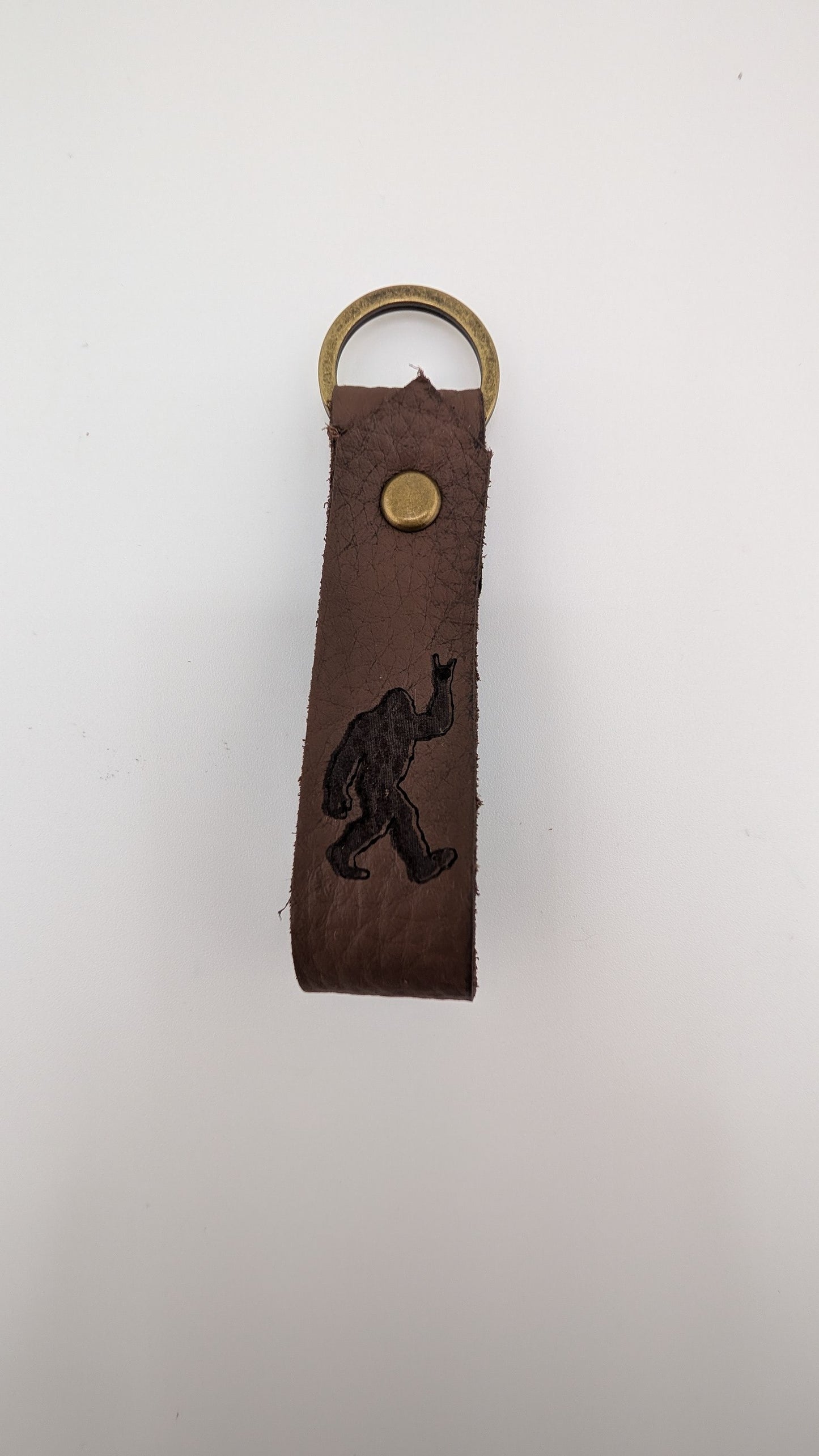 Mountain Leather Loop Keychain