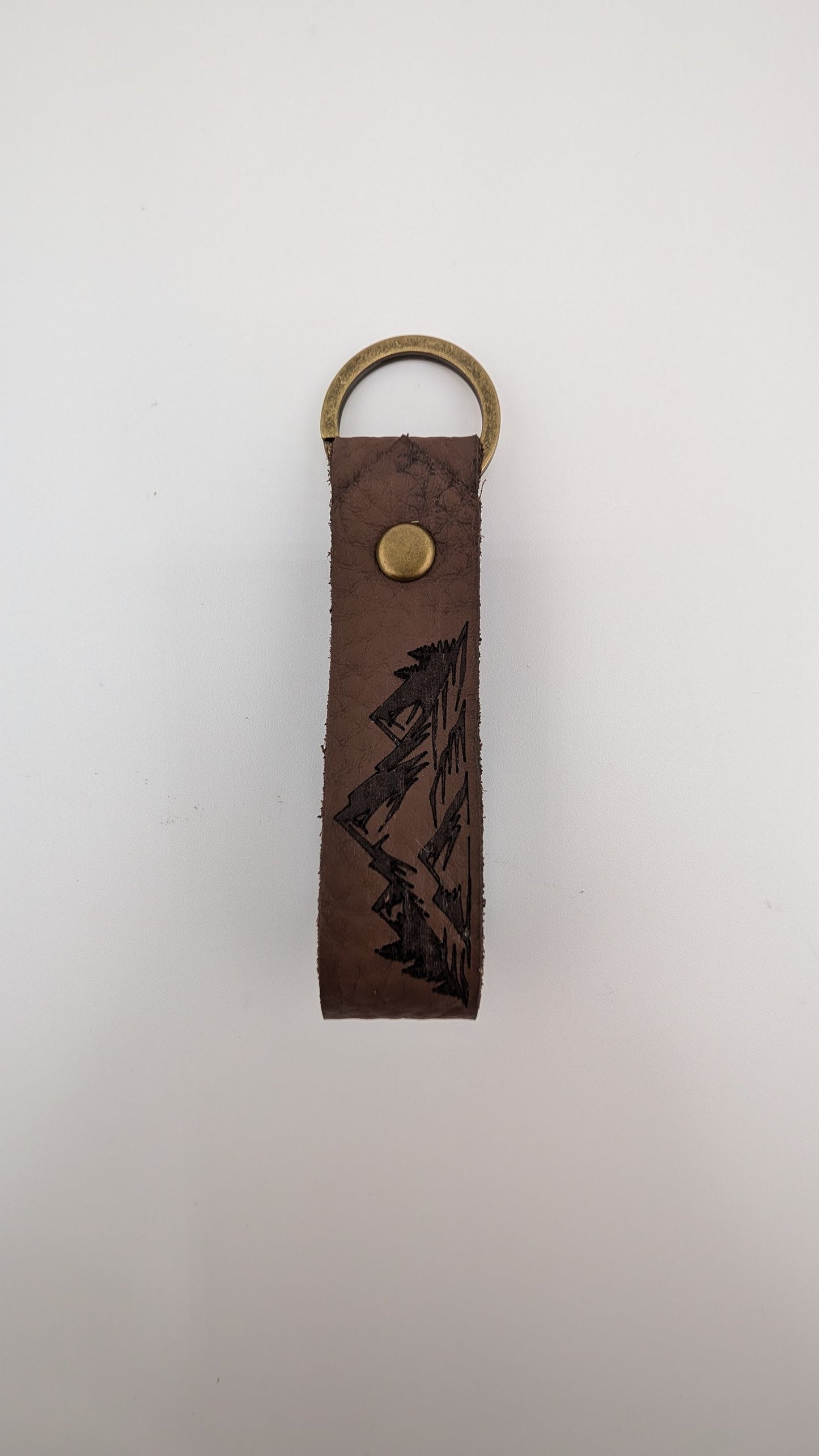 Mountain Leather Loop Keychain