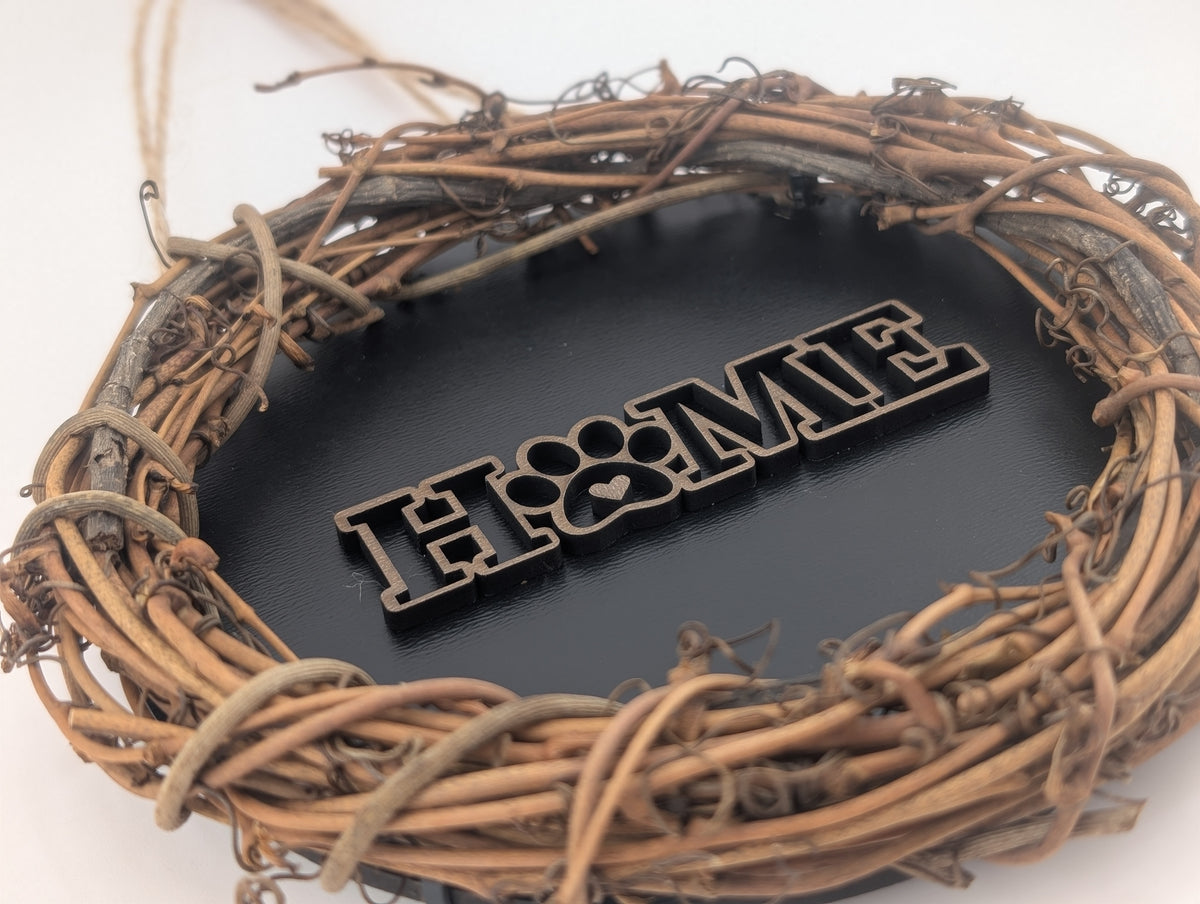 Colorado Pup Designs — Home Is Where the Paw Is Wreath