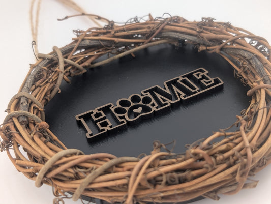 Colorado Pup Designs — Home Is Where the Paw Is Wreath