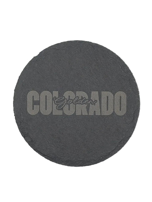 Golden Designs — Slate Coasters