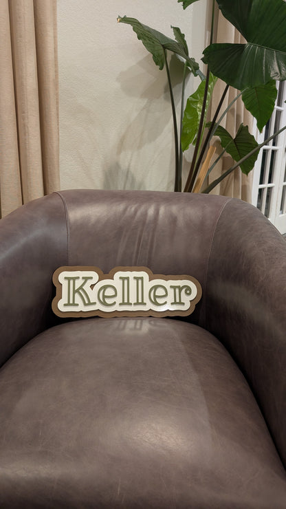 Summit Ridge Custom Name Sign