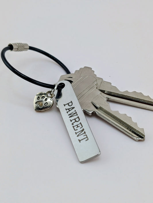 Colorado Pup Designs — Paw Print Keyring