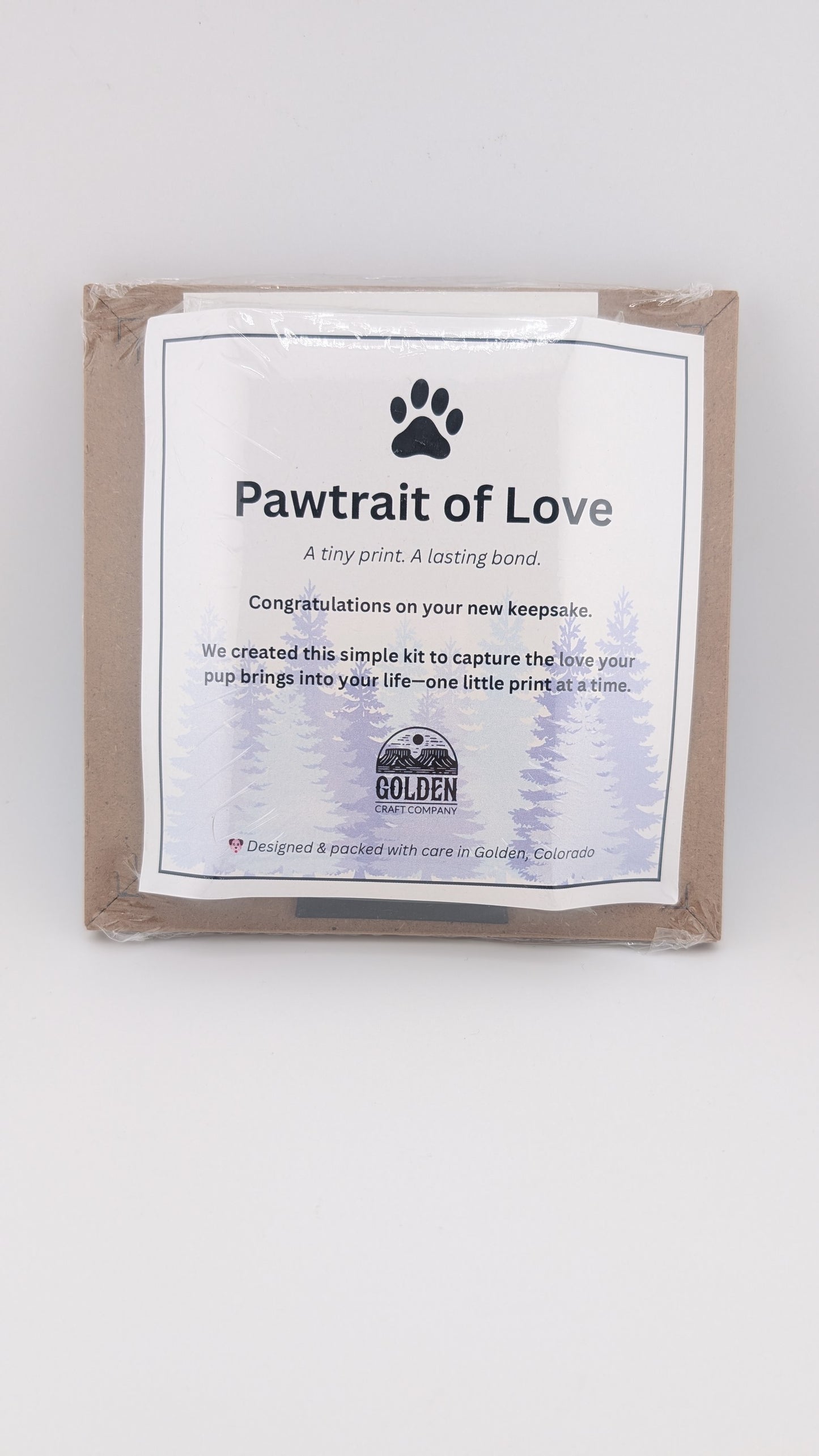 Pawtrait of Love – Keepsake Paw or Nose Print Kit
