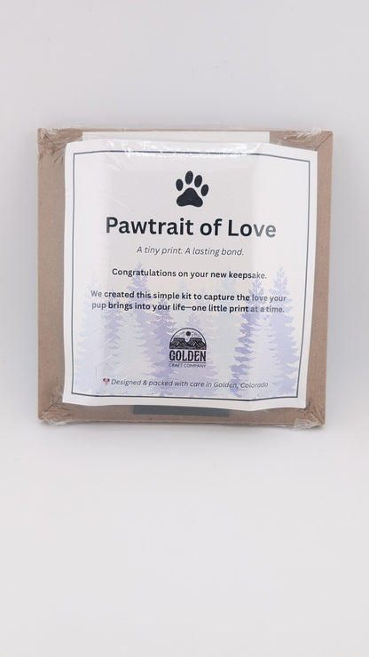 Pawtrait of Love – Keepsake Paw or Nose Print Kit