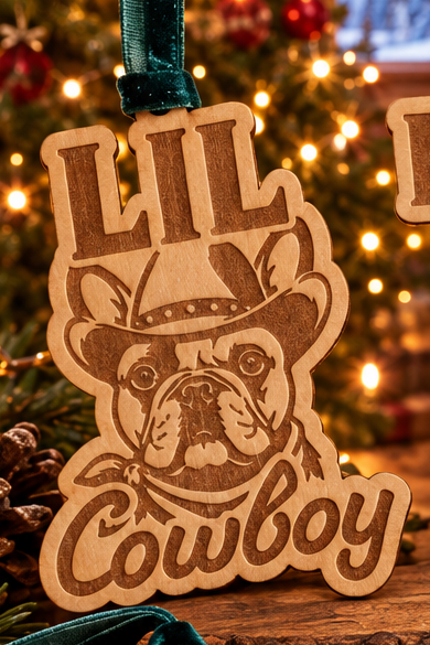 Howdy Cowboy Designs — Dog Ornaments