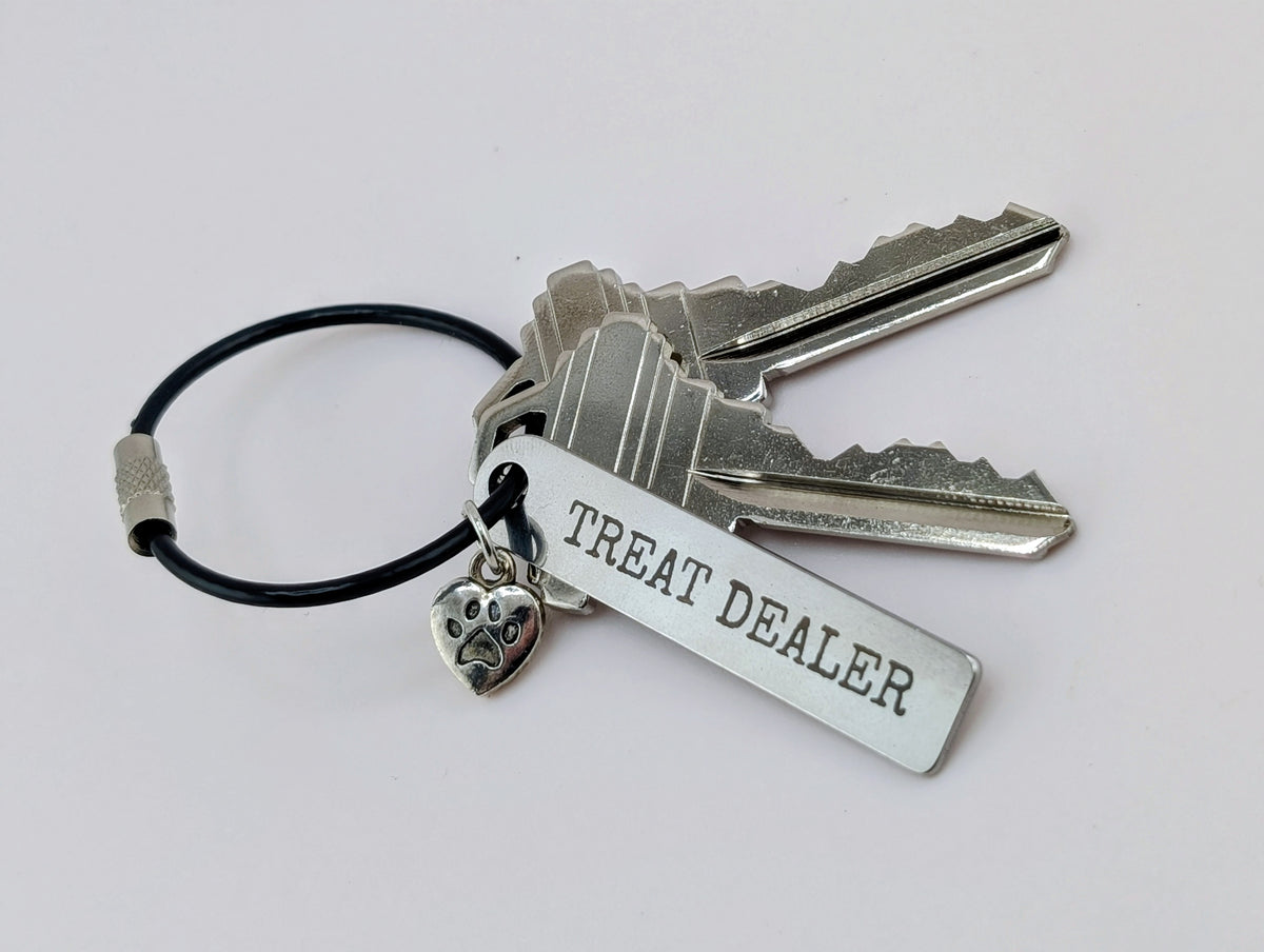 Colorado Pup Designs — Paw Print Keyring
