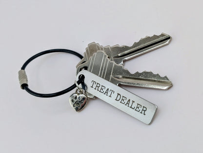Colorado Pup Designs — Paw Print Keyring