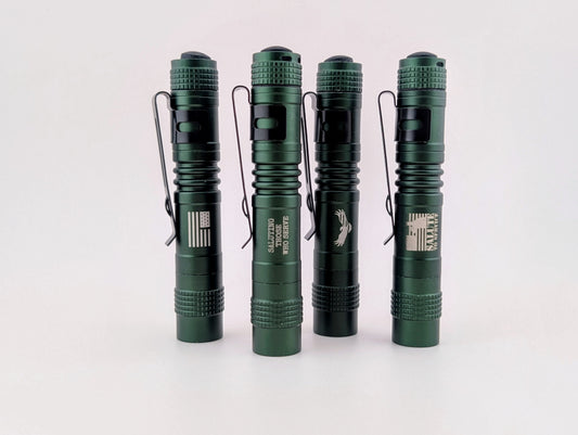 America Proud Designs — Mini Green Flashlight