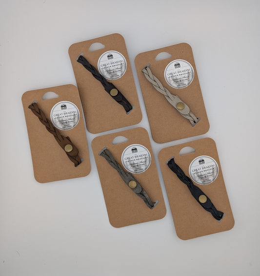 The Great Braidini Leather Bracelet