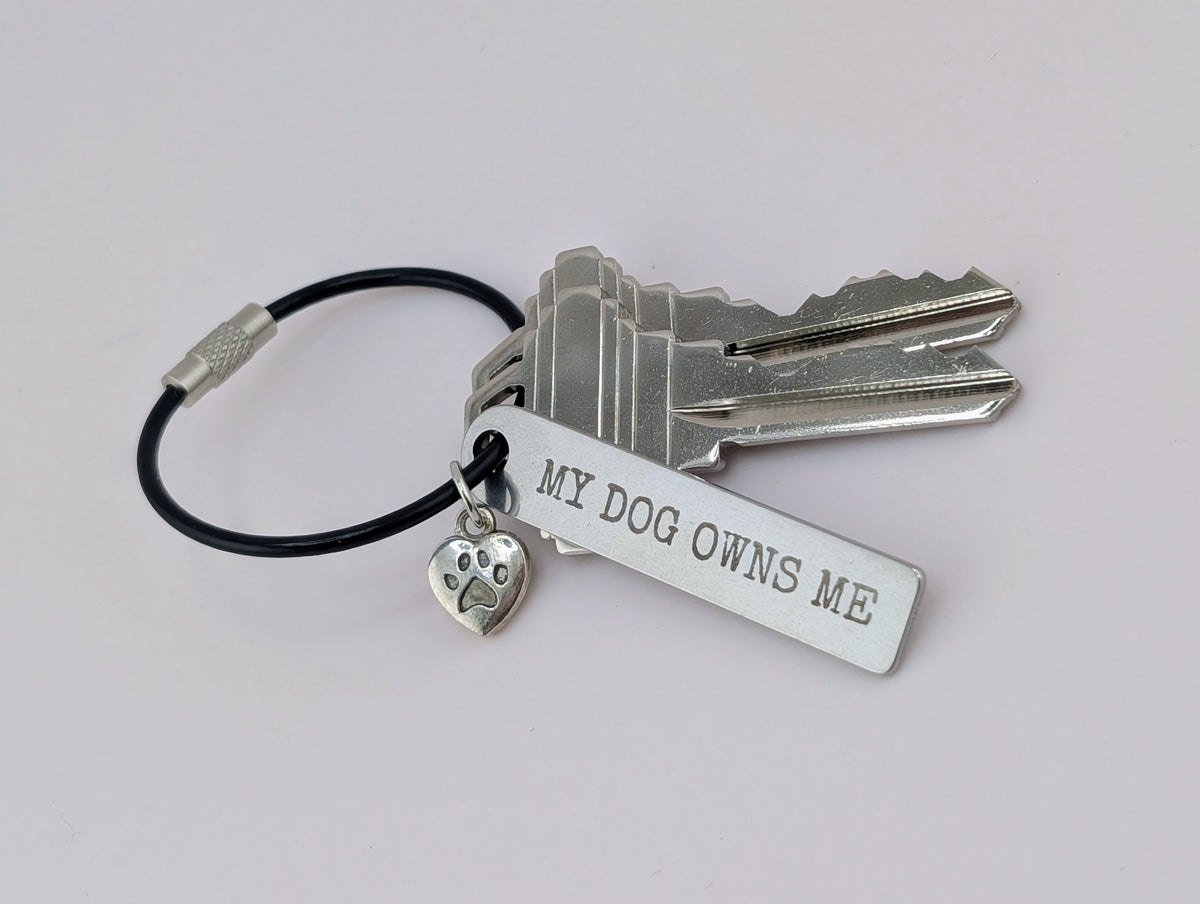 Colorado Pup Designs — Paw Print Keyring