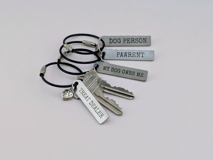 Colorado Pup Designs — Paw Print Keyring
